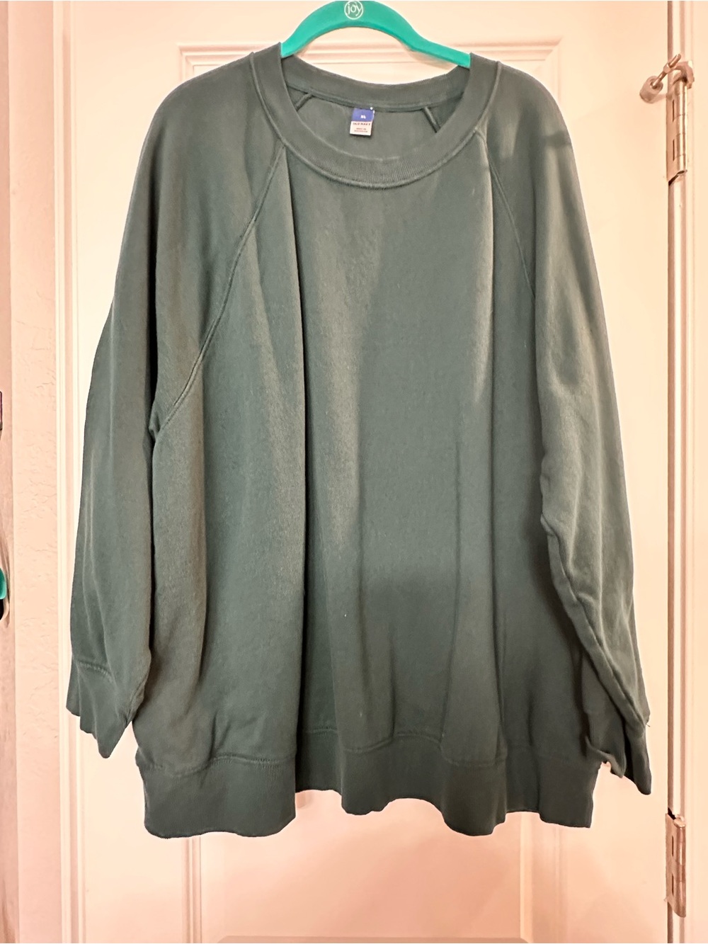 XL Old Navy Classic Crewneck Sweater -  Dark Green (see close up pics) NWOT